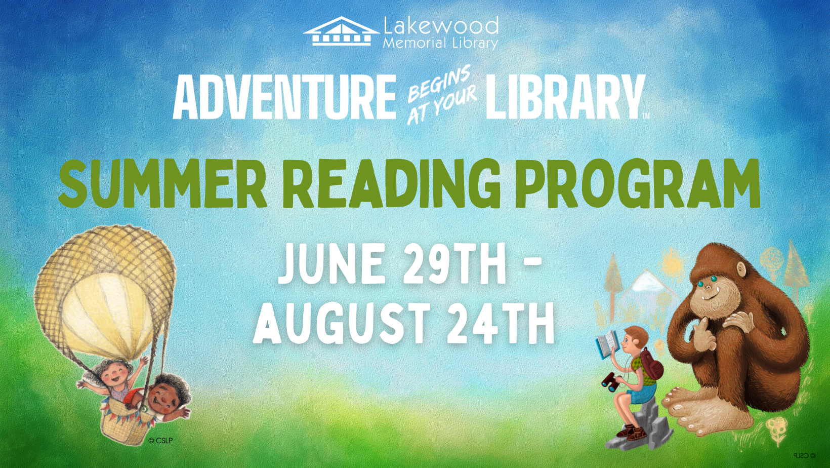 Summer Reading Program Begins June 29th