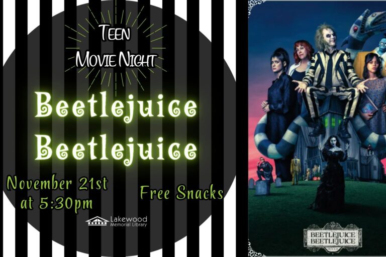 Teen Movie Night: Beetlejuice Beetlejuice