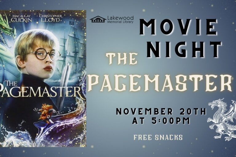 Family Movie Night: The Pagemaster