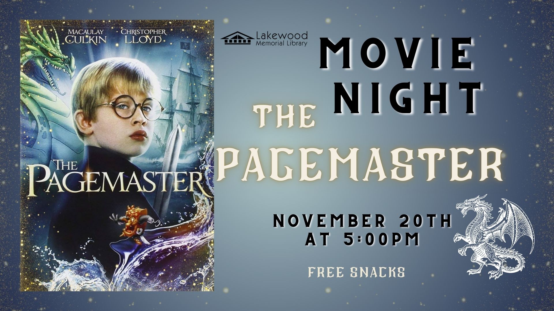 Family Movie Night: The Pagemaster