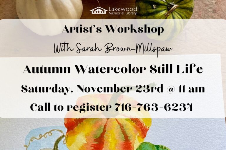 Watercolor Workshop with Sarah Brown-Millspaw