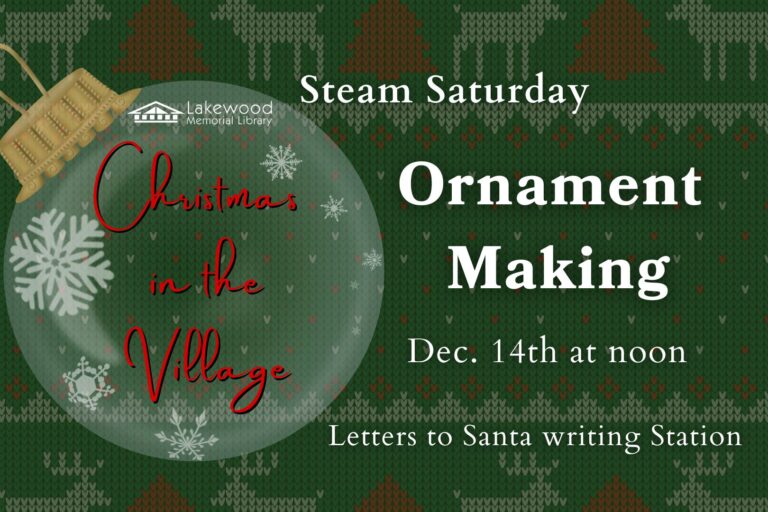 Steam Saturday: Ornament Making