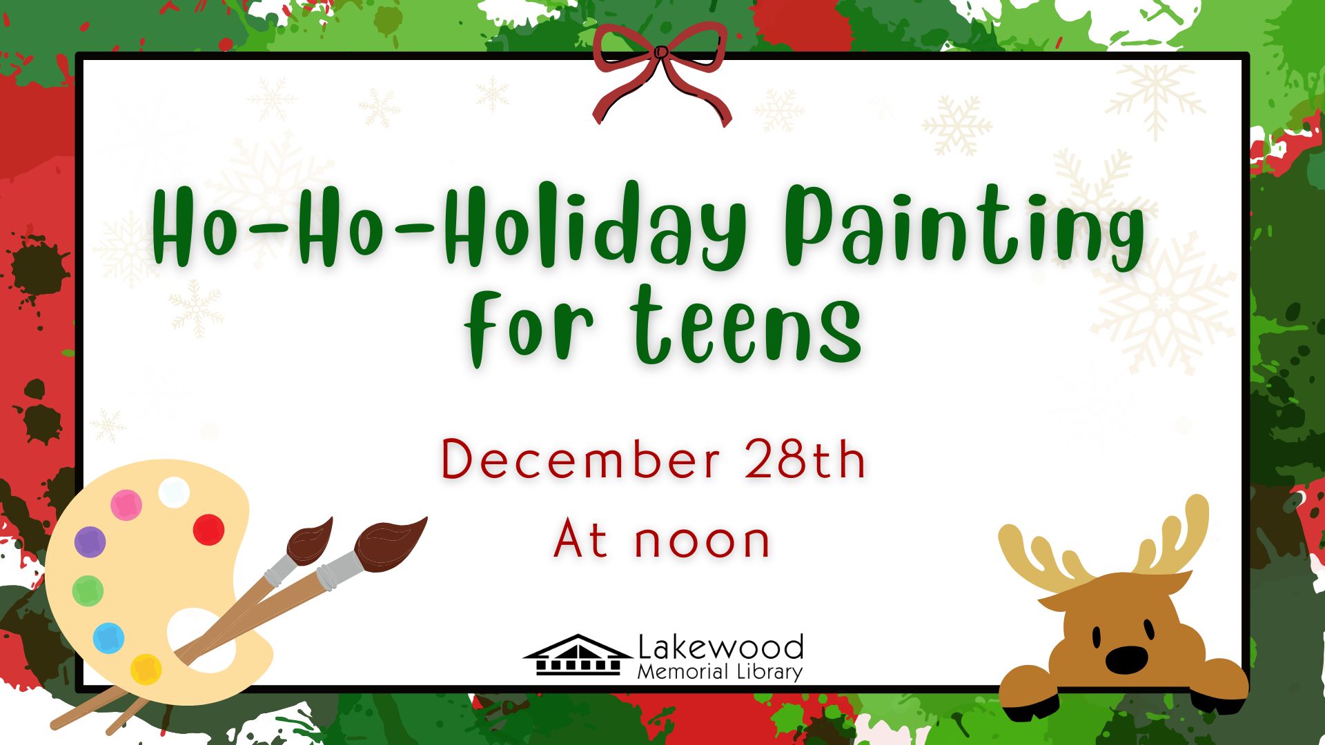 Holiday Teen Painting