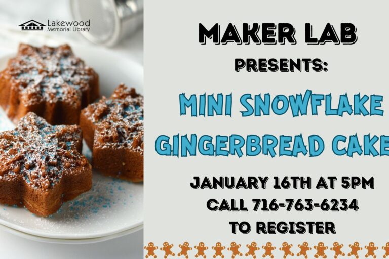 Maker Lab: Snowflake Cakes