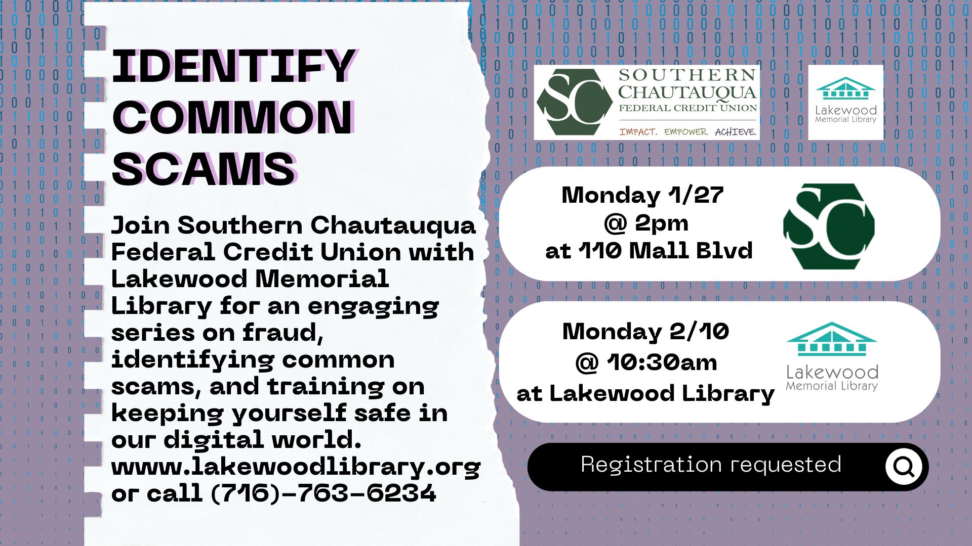 Scams and Fraud Seminar