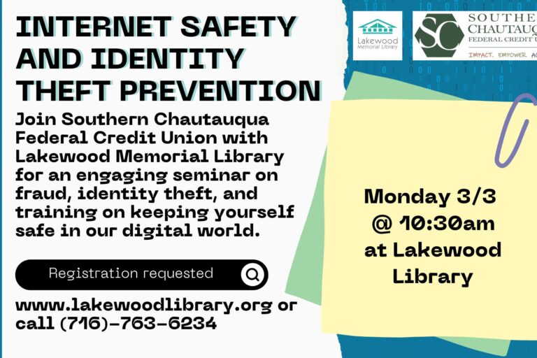 Internet Safety and Identity Theft Prevention Seminar