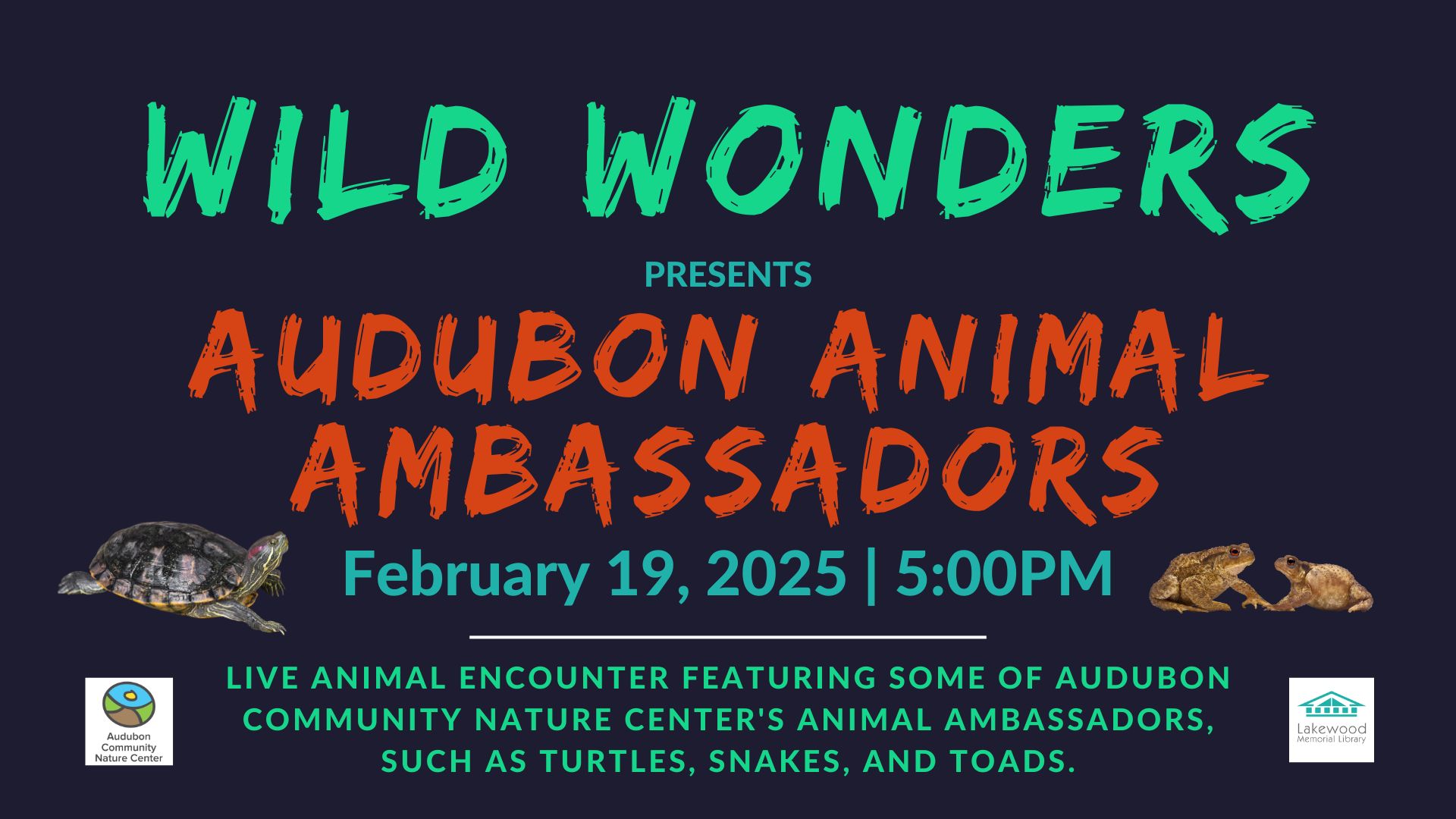 Wild Wonders – Audubon Animal Ambassadors