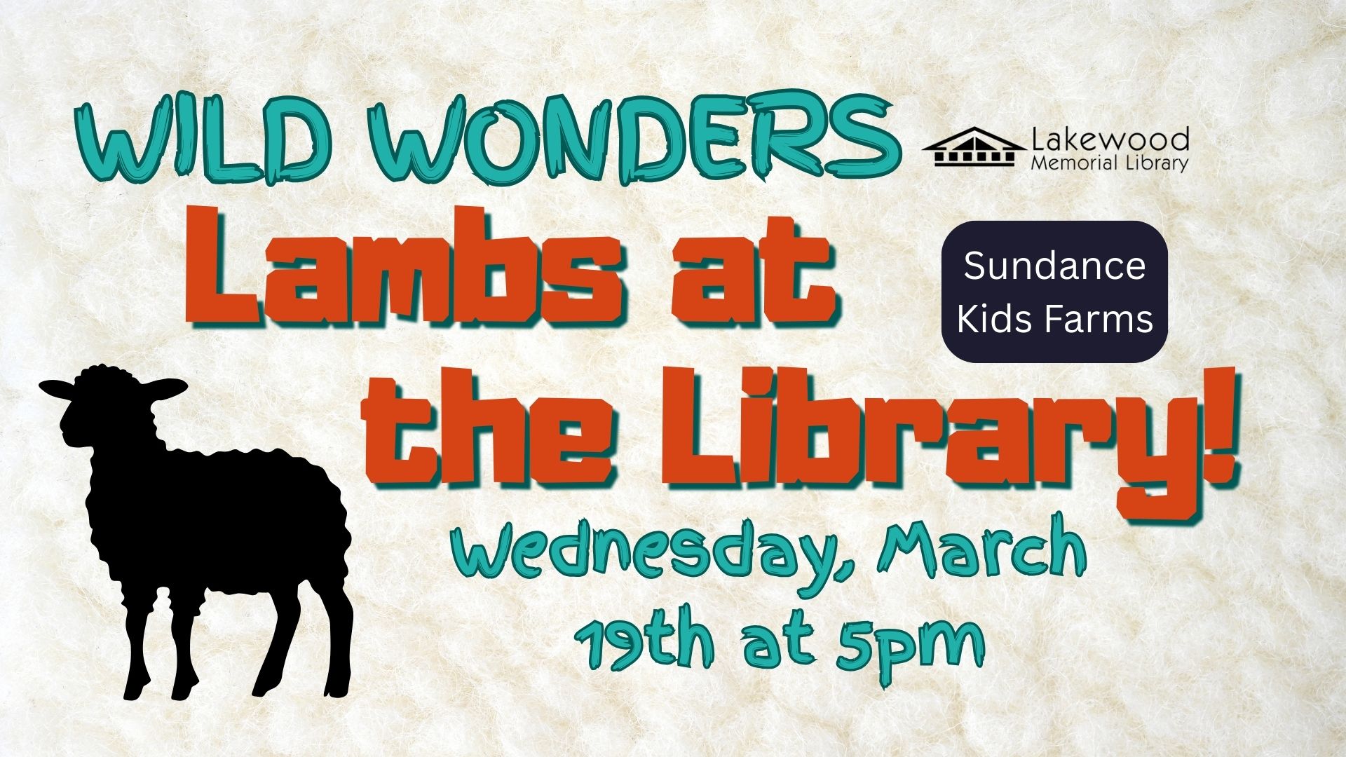 Wild Wonders – Lambs at the Library