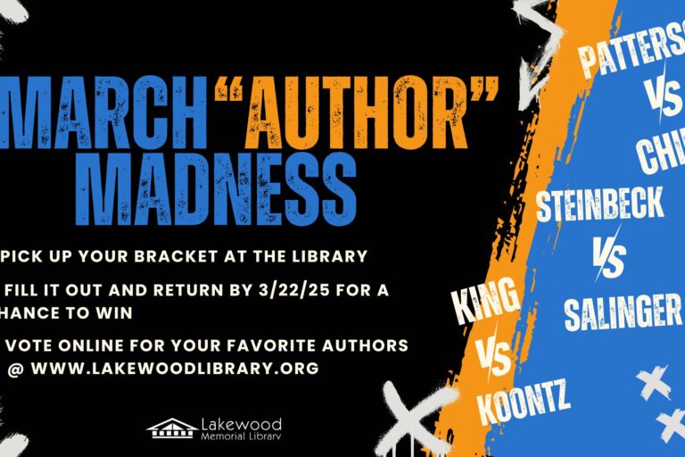 March “Author” Madness