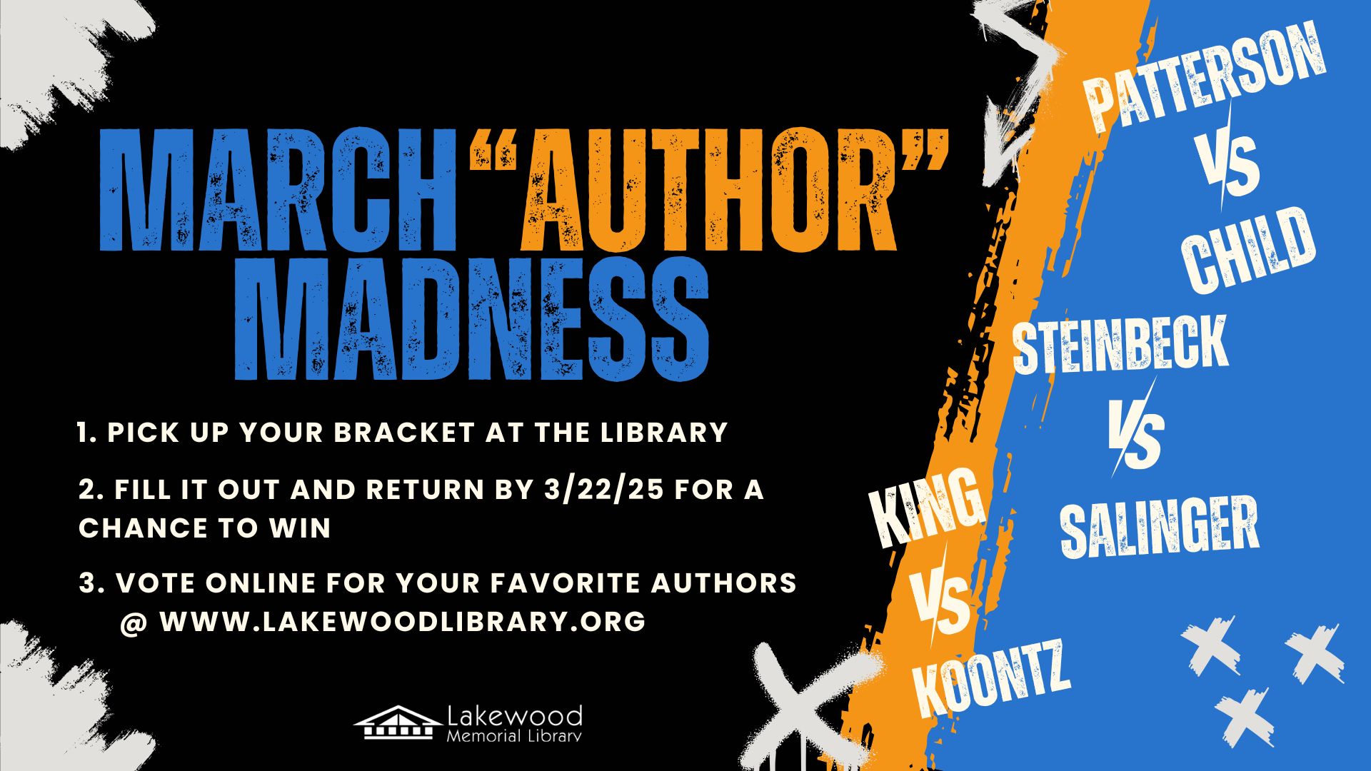 March “Author” Madness