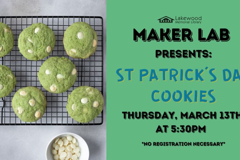 Maker Lab: St. Patrick’s Day Cookies