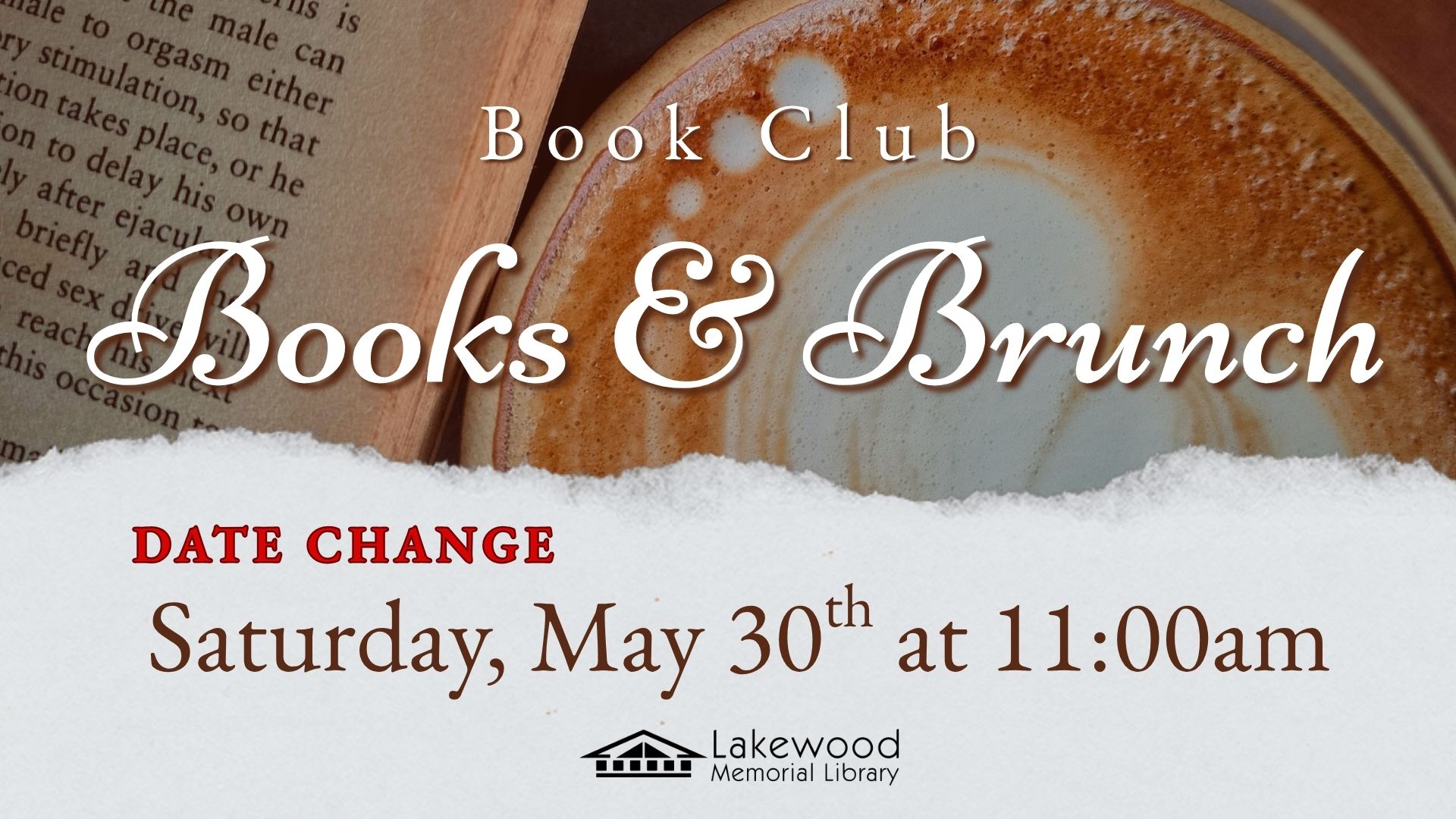 Books & Brunch (Date Change)