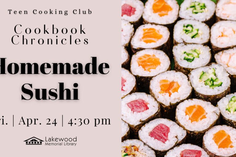 Cookbook Chronicles: Homemade Sushi