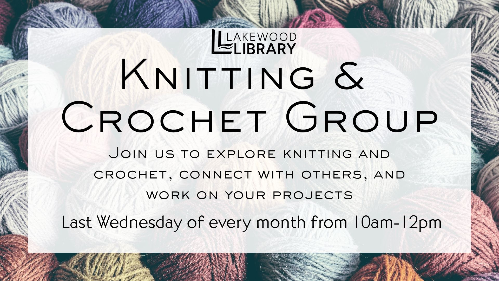 Knitting & Crochet Group