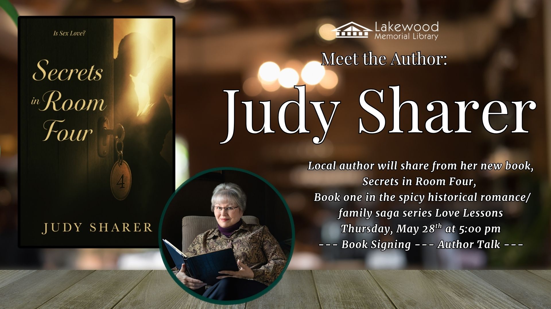 Meet the Author: Judy Sharer