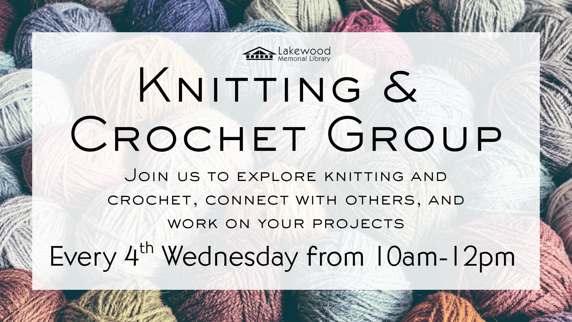Knitting & Crochet Group