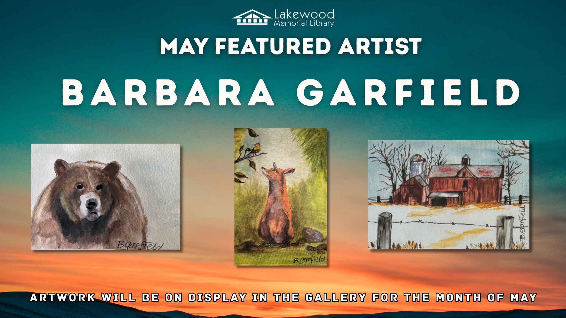 May Featured Artist: Barbara Garfield