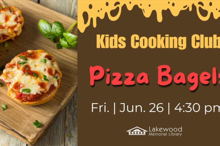 Kids Cooking Club: Pizza Bagels