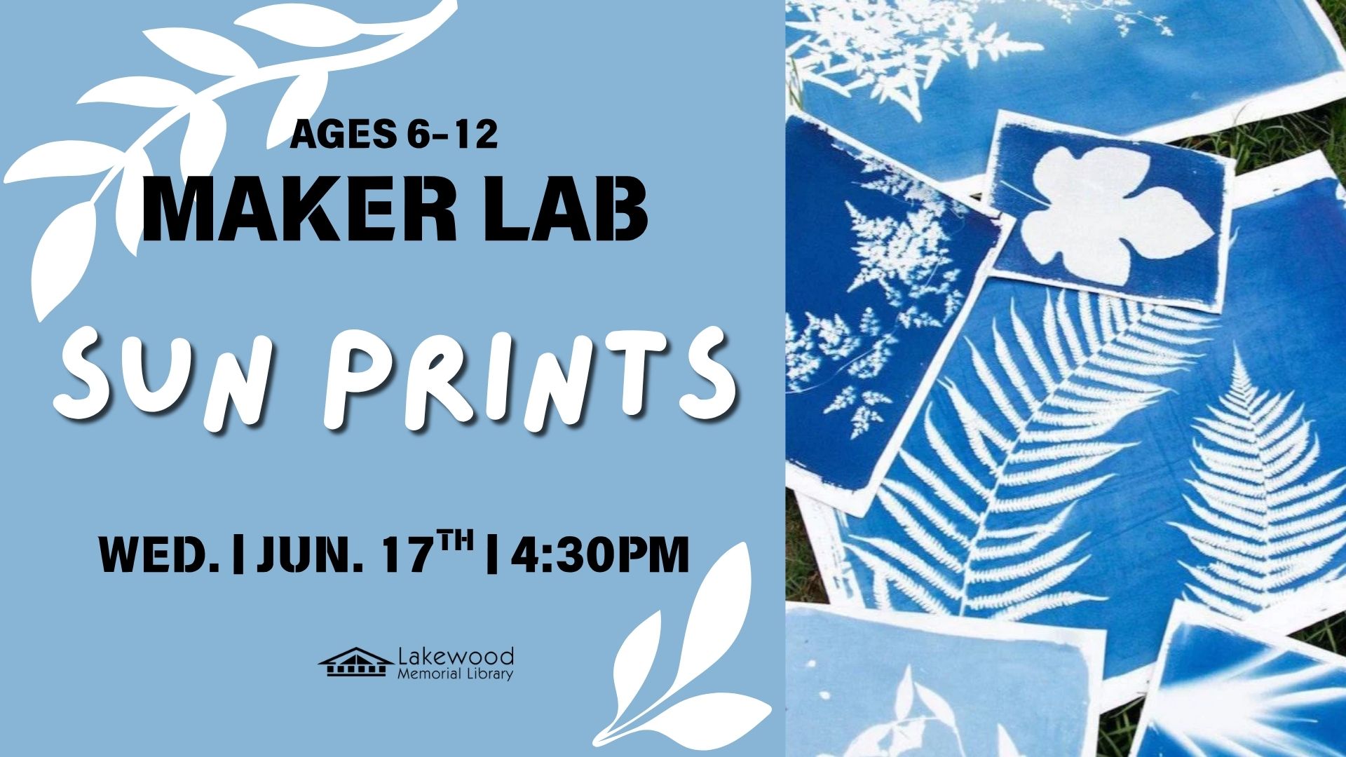 Maker Lab: Sun Prints
