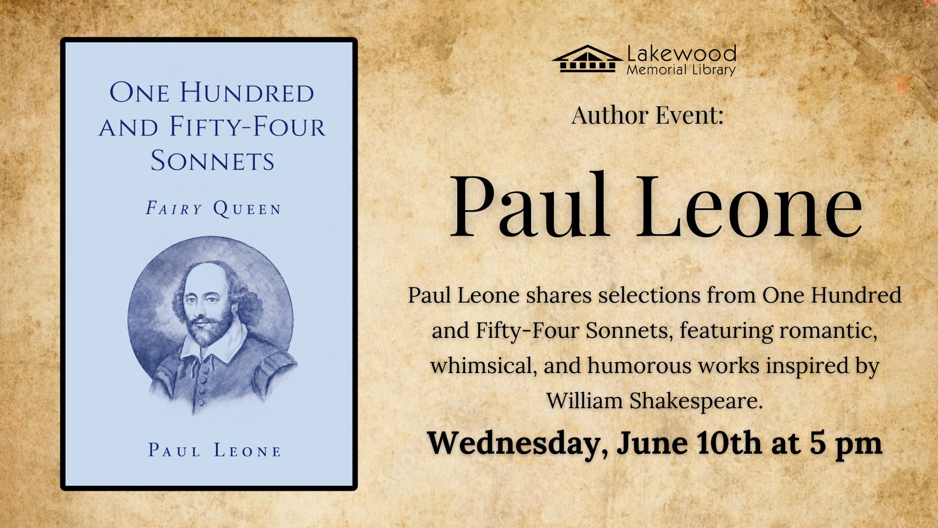 Meet the Author: Paul Leone