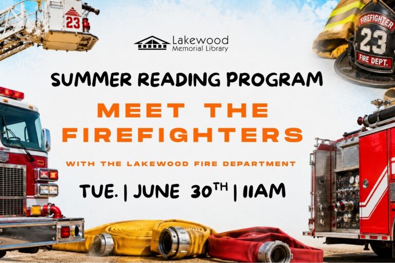 Summer Reading Program: Meet the Firefighters