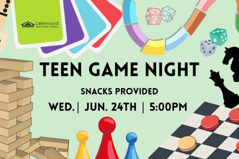 Teen Board Game Night