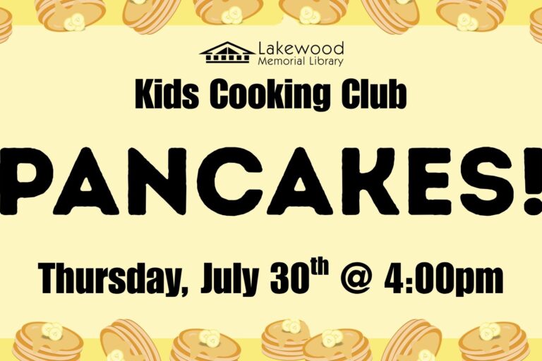 Kids Cooking Club: Pancakes!