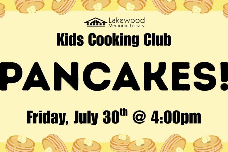 Kids Cooking Club: Pancakes!