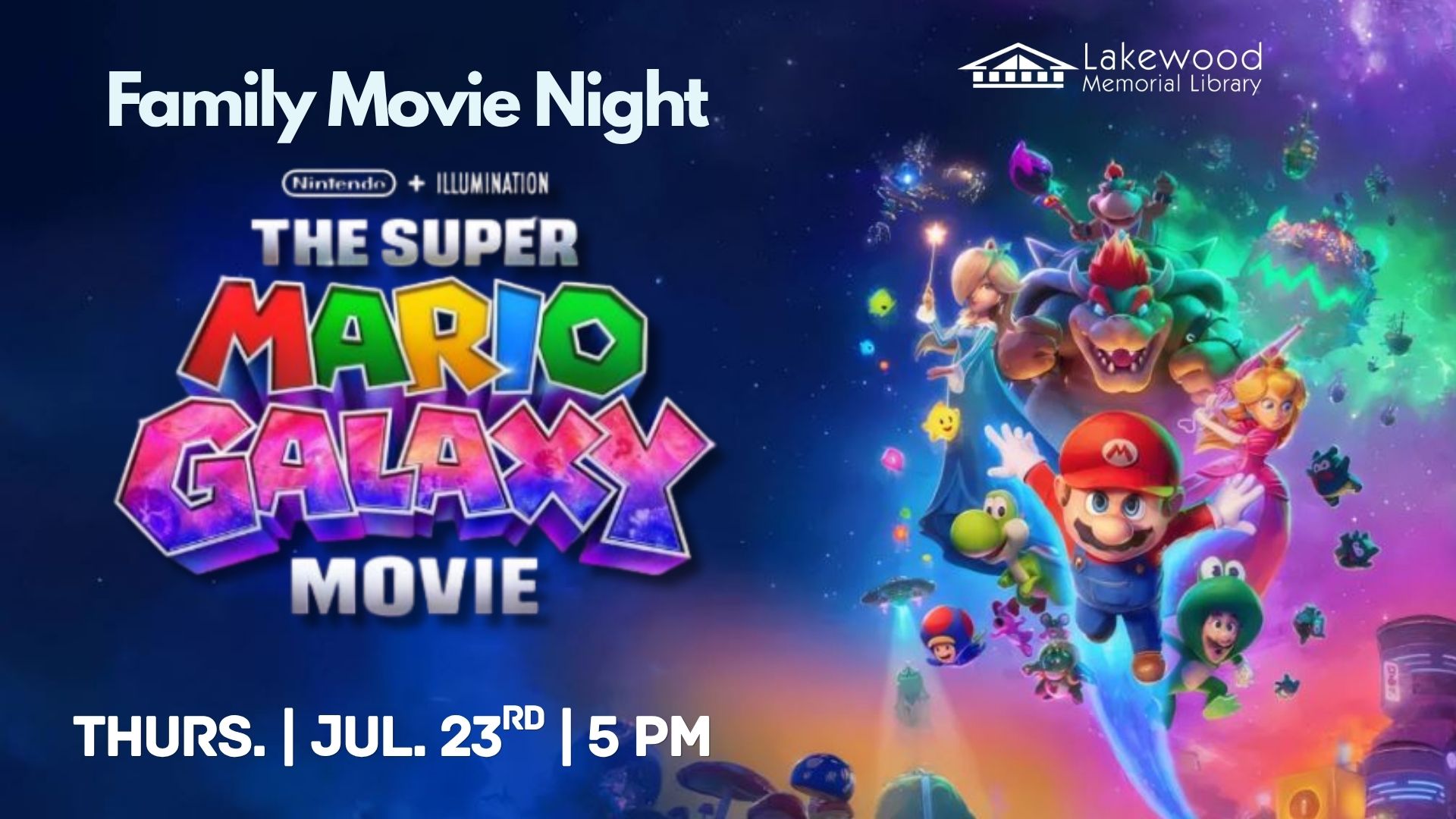Family Movie Night: The Super Mario Galaxy Movie
