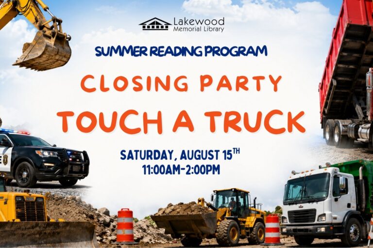 Summer Reading Program Closing Party: Touch a Truck