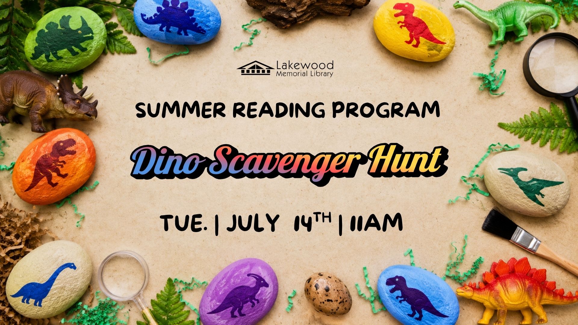 Summer Reading Program: Dino Scavenger Hunt