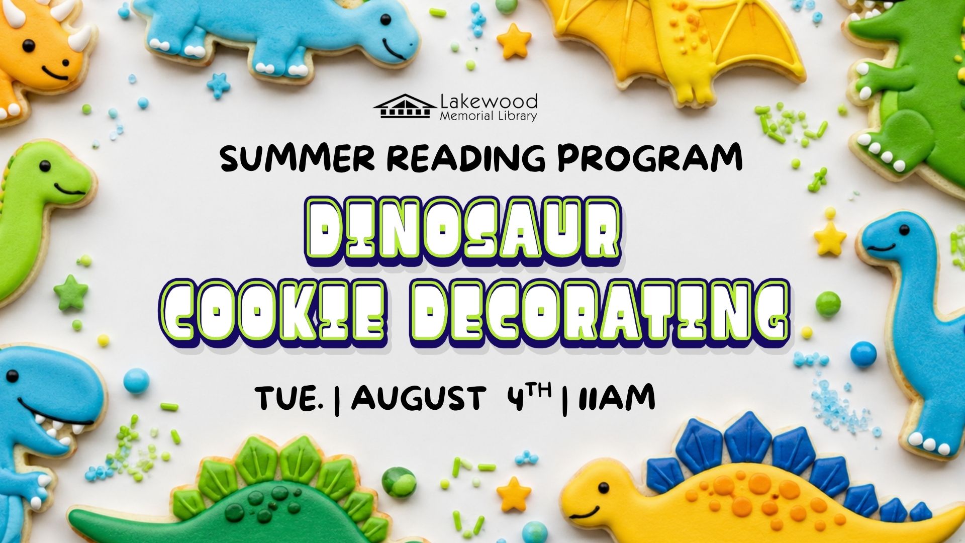 Summer Reading Program: Dinosaur Cookie Decorating