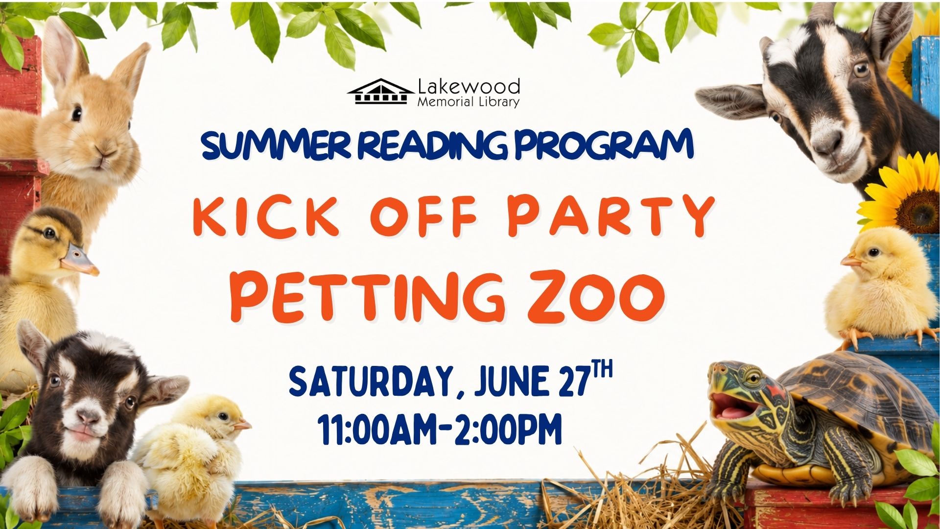 Summer Reading Program Kick Off Party
