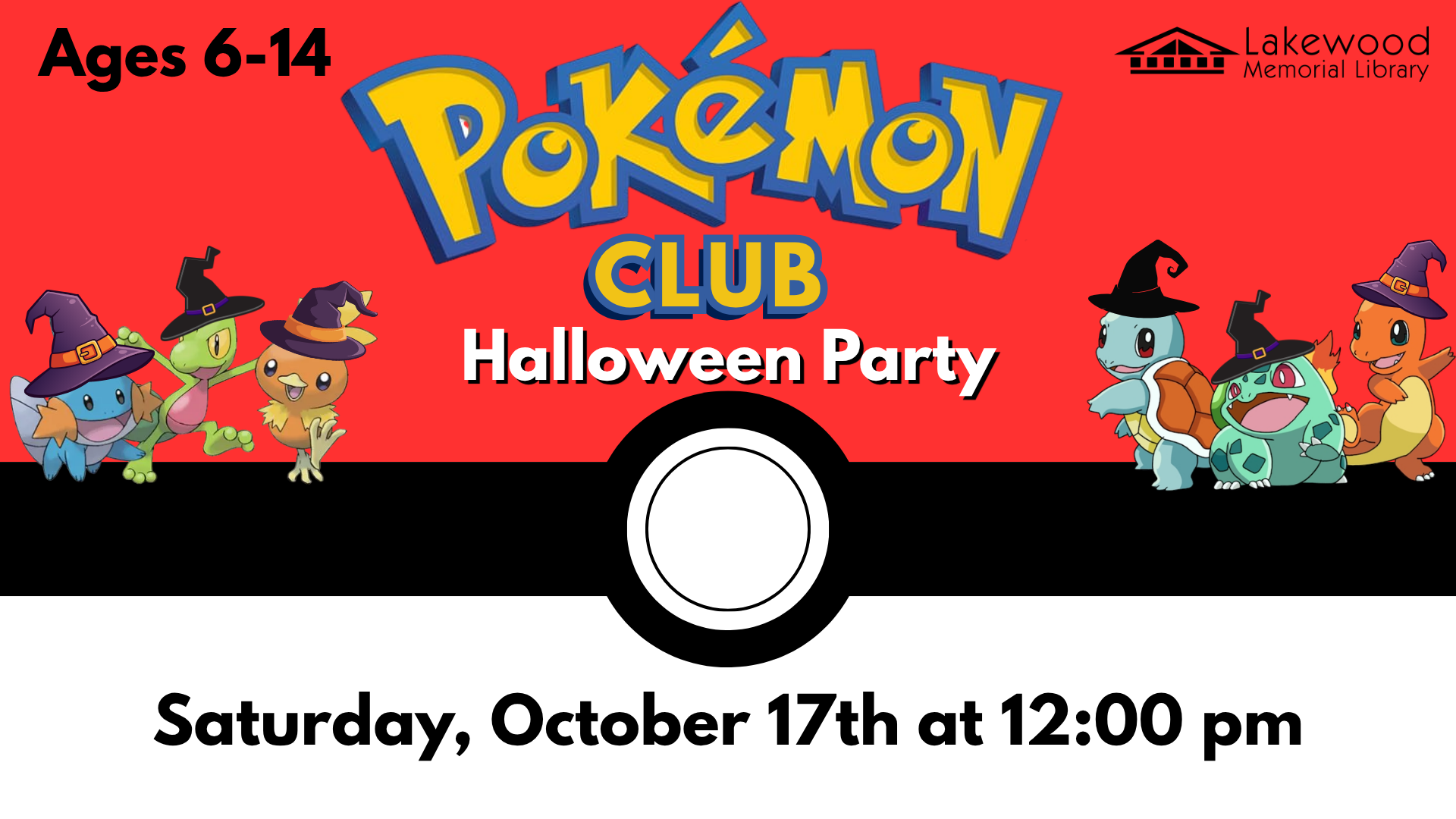 Pokémon Club Halloween Party