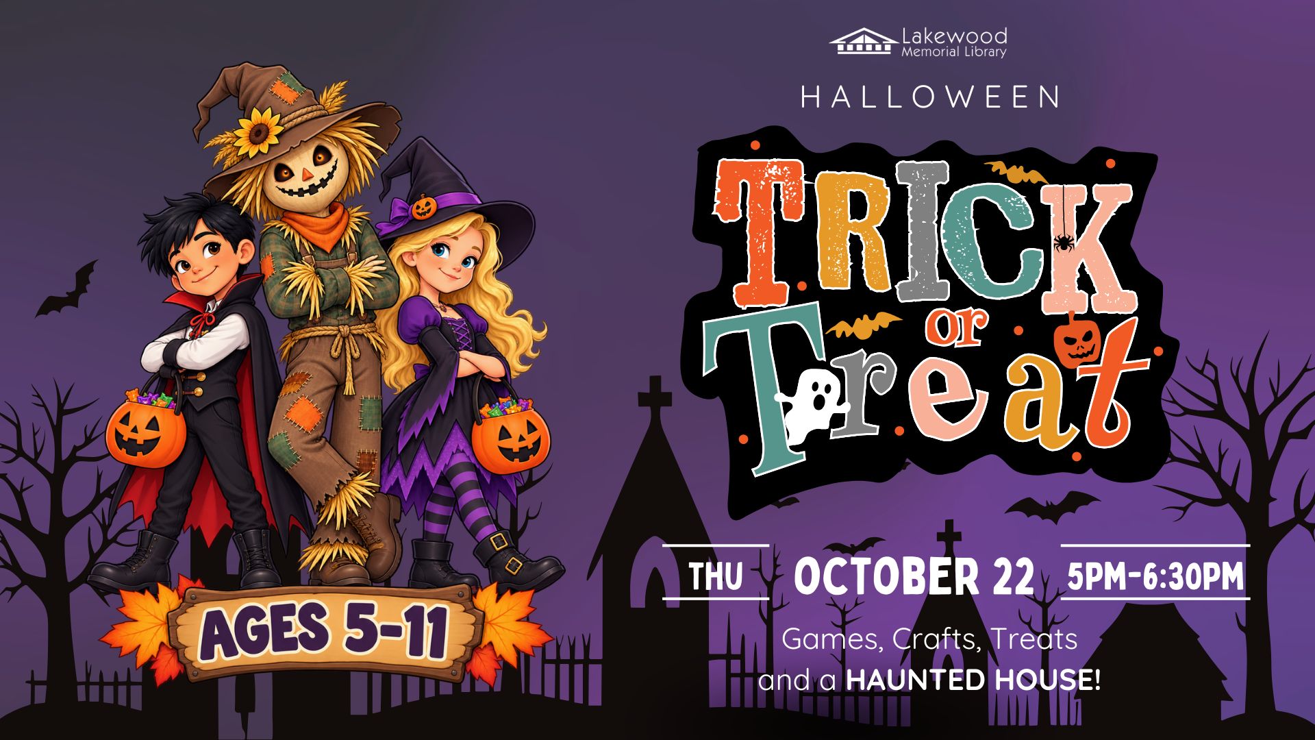 Trick or Treat at the Library