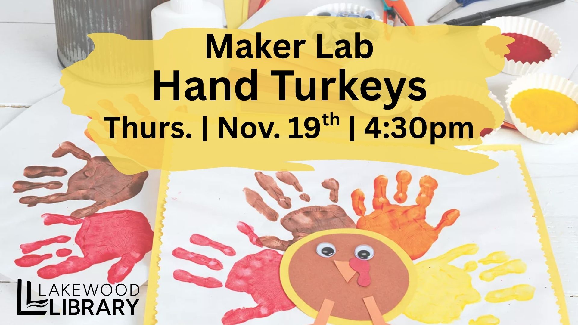 Maker Lab: Hand Turkeys