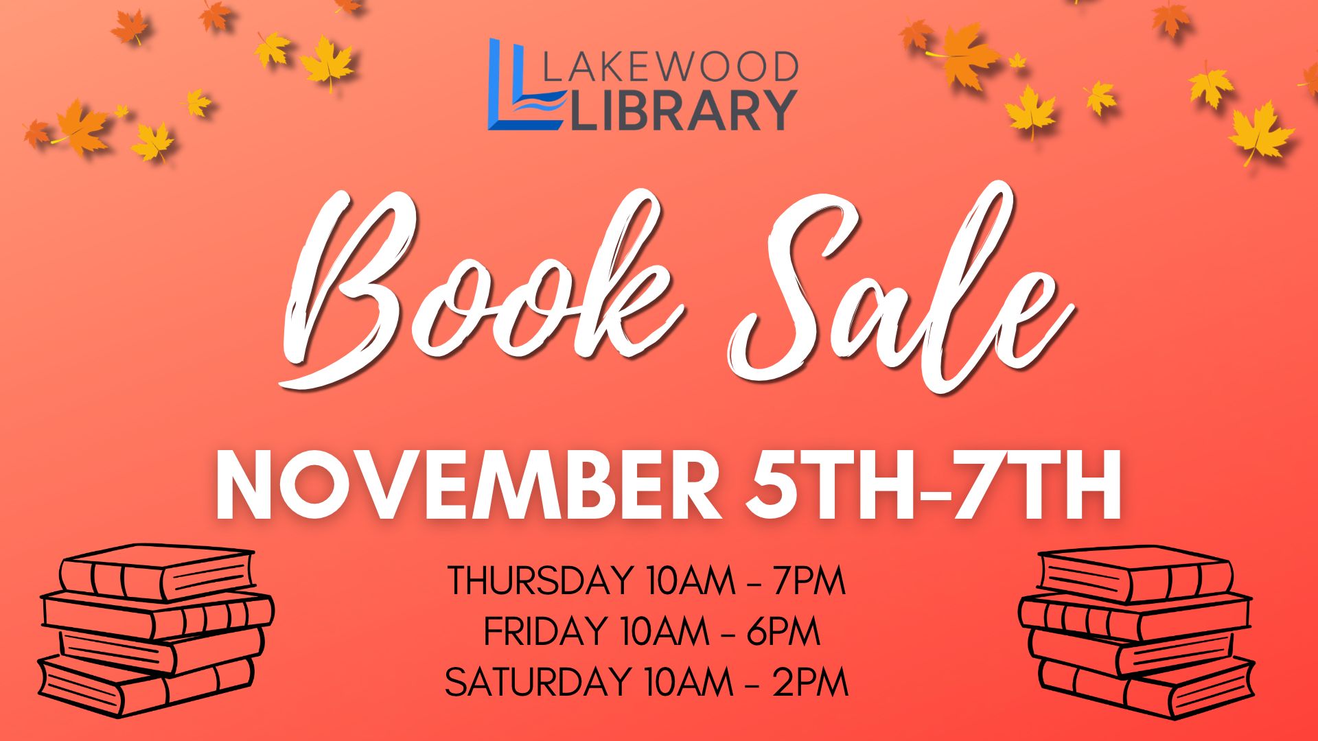 Fall Book Sale